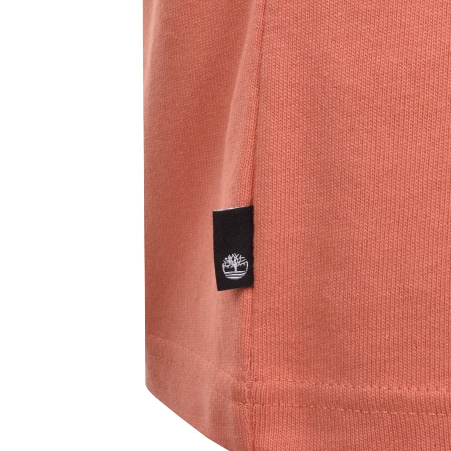 Timberland Logo T Shirt Orange | Mainline Menswear United States